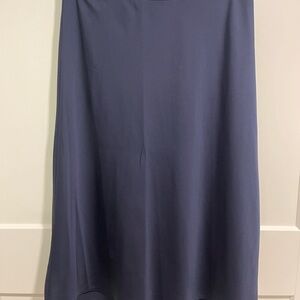 J. Crew Navy Blue Midi Skirt Sz Large 💕